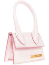 Le Chiquito Signature Mini Tote Bag Pale Pink - JACQUEMUS - BALAAN 5