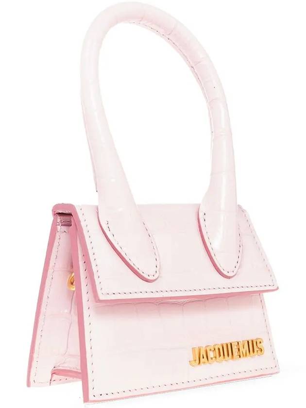 Le Chiquito Signature Mini Tote Bag Pale Pink - JACQUEMUS - BALAAN 5