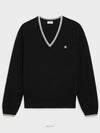 Triomphe V-neck Knit Top Black - CELINE - BALAAN 2