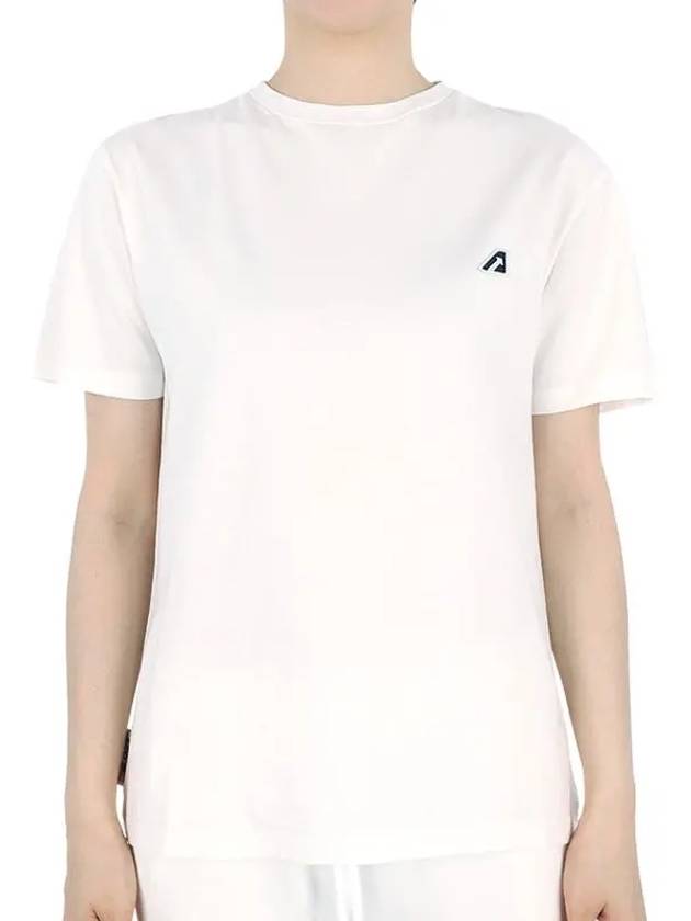 Iconic Logo Short Sleeve T-Shirt White - AUTRY - BALAAN 3