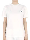 Iconic Logo Short Sleeve T-Shirt White - AUTRY - BALAAN 2