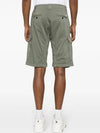 Stretch Satin Cargo Shorts Green - CP COMPANY - BALAAN 5