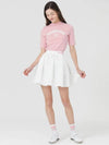 Nylon Volume Gathered Skirt WHITE - MONBIRDIE GOLF - BALAAN 5