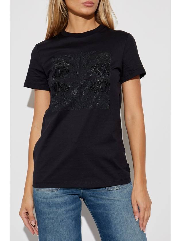 Max Mara Printed T-shirt, Women's, Black - MAX MARA - BALAAN 3