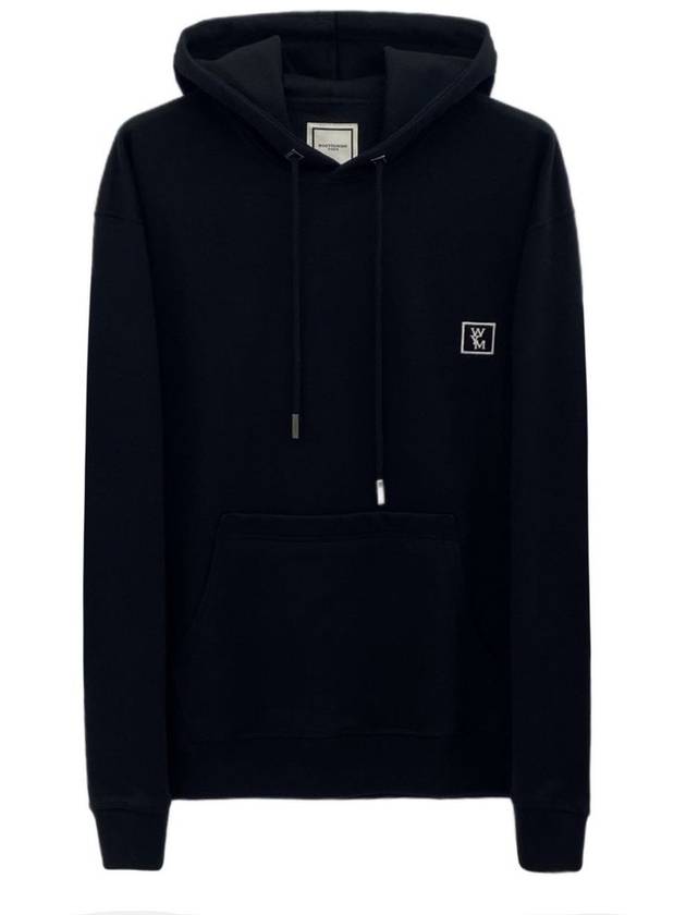 Back Logo Cotton Hoodie Black - WOOYOUNGMI - BALAAN 3