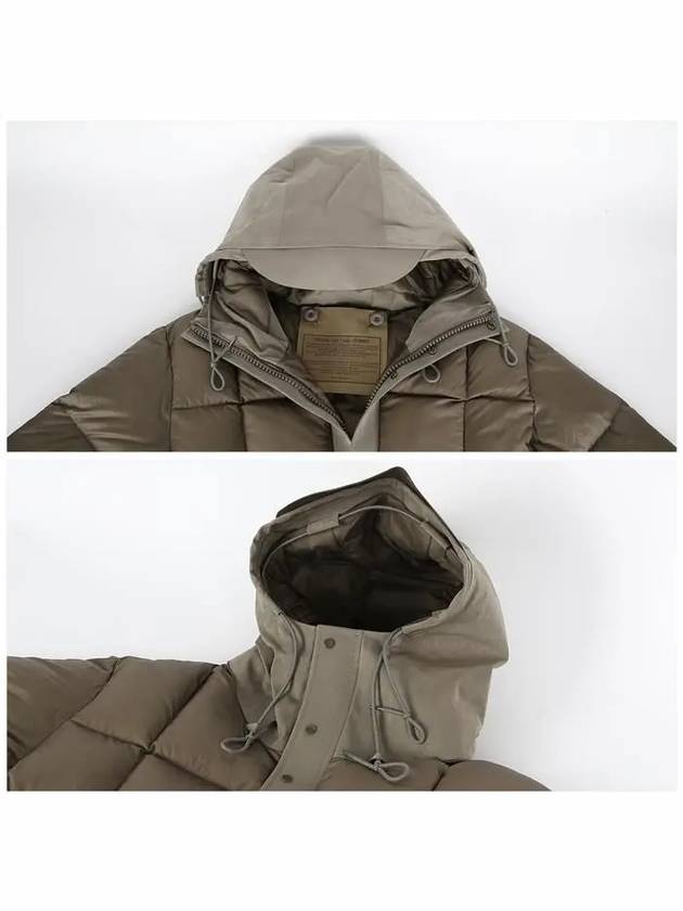 Tempest Combo Down Jacket Padded Khaki - TEN C - BALAAN 6