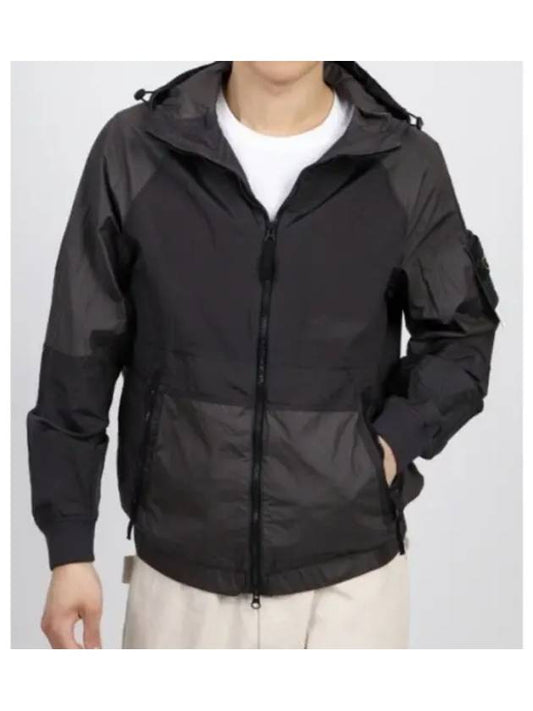 Men s Trinkle Wraps Hooded Jacket 41123 V0065 - STONE ISLAND - BALAAN 1