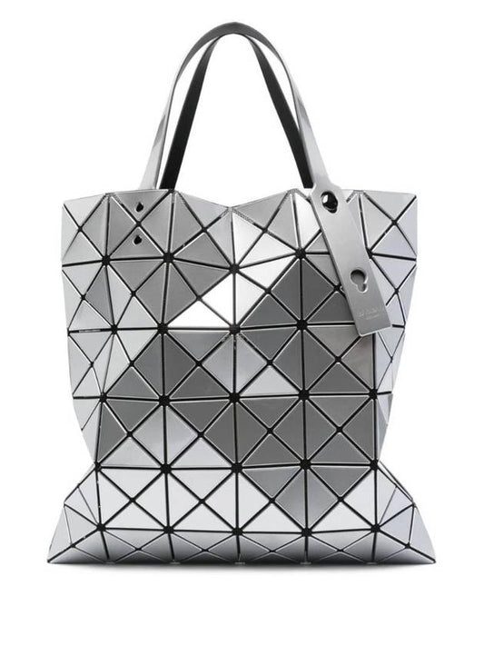 Lucent Glossy Tote Bag Silver - ISSEY MIYAKE - BALAAN 1