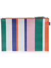 Maison Kitsune Women's Multi-Stripe Pouch KU05548WE4006 MS - MAISON KITSUNE - BALAAN 3