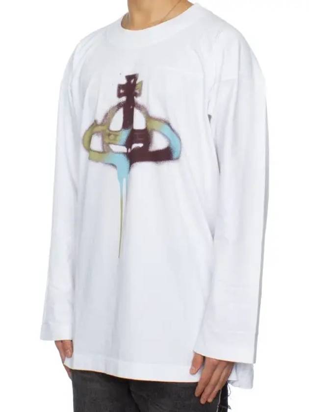 Spray over long sleeve t shirt 3G01001D J001M A401 - VIVIENNE WESTWOOD - BALAAN 4