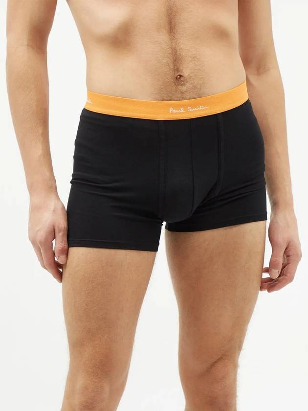 Paul Smith Set Logo Cotton Blend Boxer Briefs Drawn Black - PAUL SMITH - BALAAN 3