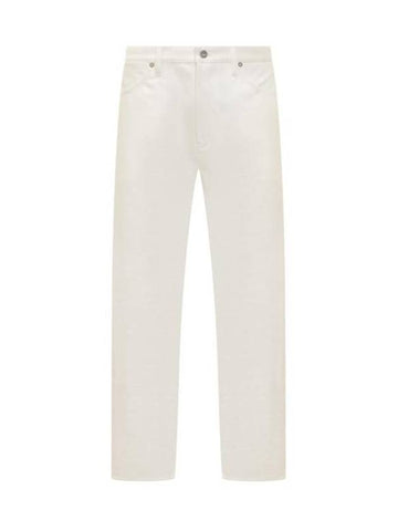 Denim Straight Pants J23KA0101J46544 102 WHITE - JIL SANDER - BALAAN 1