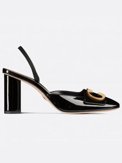 C'est Patent Calfskin Slingback Pumps Black - DIOR - BALAAN 2