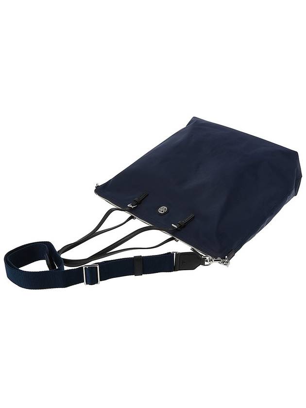 Virginia Nylon Tote Bag Navy - TORY BURCH - BALAAN 5