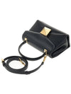 One Stud Nappa Mini Tote Bag Black - VALENTINO - BALAAN 5