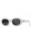 Eyewear Triomphe 01 Acetate Sunglasses White - CELINE - BALAAN 2