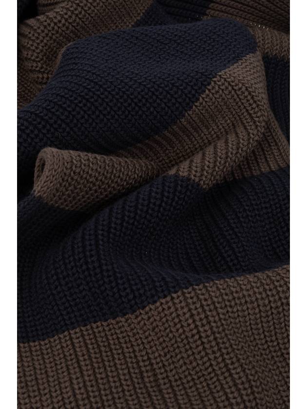 Moncler Cotton Scarf, Men's, Brown - MONCLER - BALAAN 3