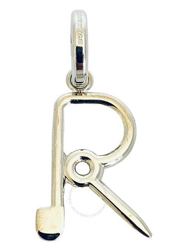 Burberry Silver Kilt Pin R Alphabet Charm - BURBERRY - BALAAN 1