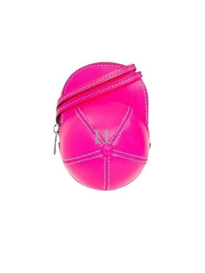 Cap Nano Smooth Leather Cross Bag Fuchsia - JW ANDERSON - BALAAN 2