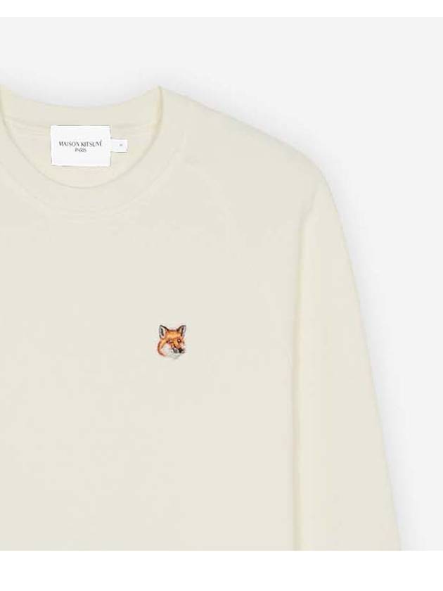 Fox Head Patch Adjusted Sweatshirt Ecru - MAISON KITSUNE - BALAAN 6