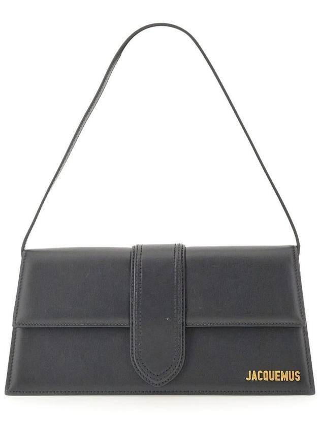 Le Bambino Long Flap Shoulder Bag Black - JACQUEMUS - BALAAN 2