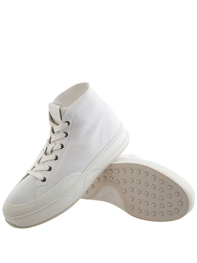 Tods Men's White Knit High-Top Sneakers, Brand Size 11 ( US Size 12 ) - TOD'S - BALAAN 2