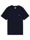 GoGGle Print Short Sleeve T Shirt Blue - CP COMPANY - BALAAN 2