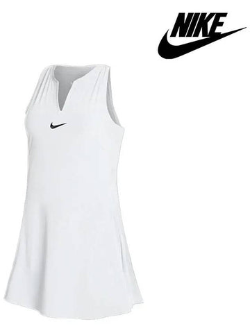 Women s Dri Fit Advantage Golf Tennis Dress One Piece DX1427 100 - NIKE - BALAAN 1