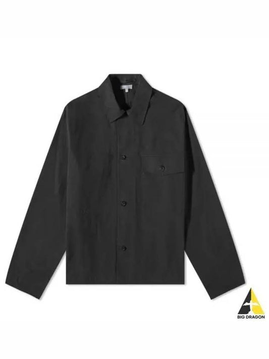 BOXY OVERSHIRT MESH0230S23KRB BLK - MARGARET HOWELL - BALAAN 1