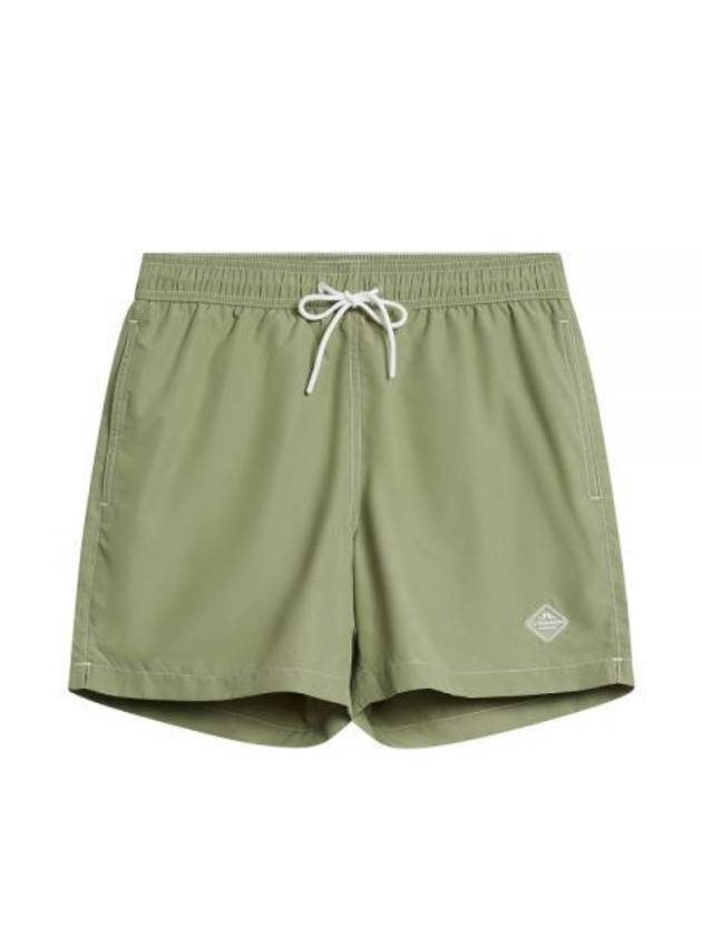 Banks Solid Swim Trunk Shorts Oil Green - J.LINDEBERG - BALAAN 2