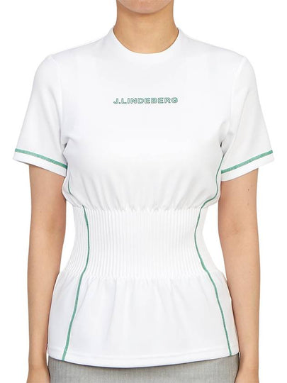 Kim short sleeve t-shirt white - J.LINDEBERG - BALAAN 2