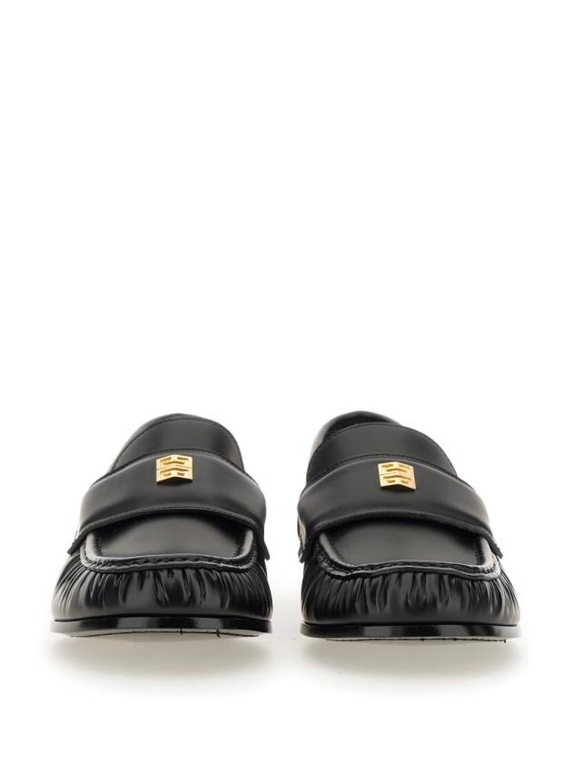 4G Leather Loafers Black - GIVENCHY - BALAAN 6