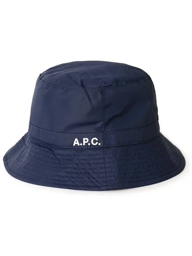 logo bucket hat navy - A.P.C. - BALAAN.