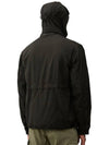 Chrome-R Goggle Utility Hooded Jacket Black - CP COMPANY - BALAAN 4