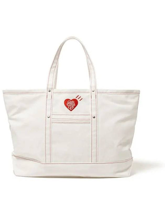 x Verdi Girls Money Tote Bag Large White XX27GD013 - HUMAN MADE - BALAAN 2