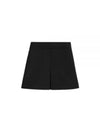 Trapeze Classic Fit A-Line Skirt Black - CELINE - BALAAN 2