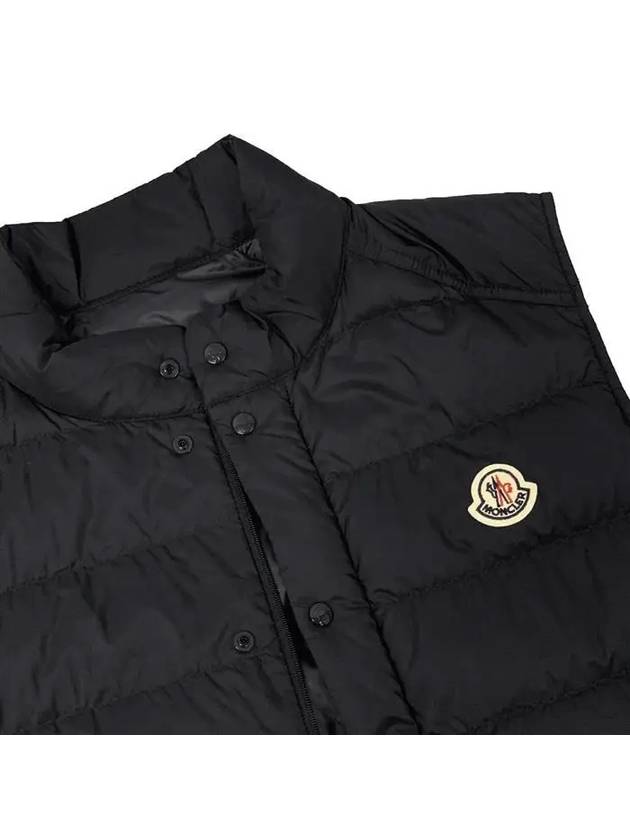 Logo Down Vest Black - MONCLER - BALAAN 6