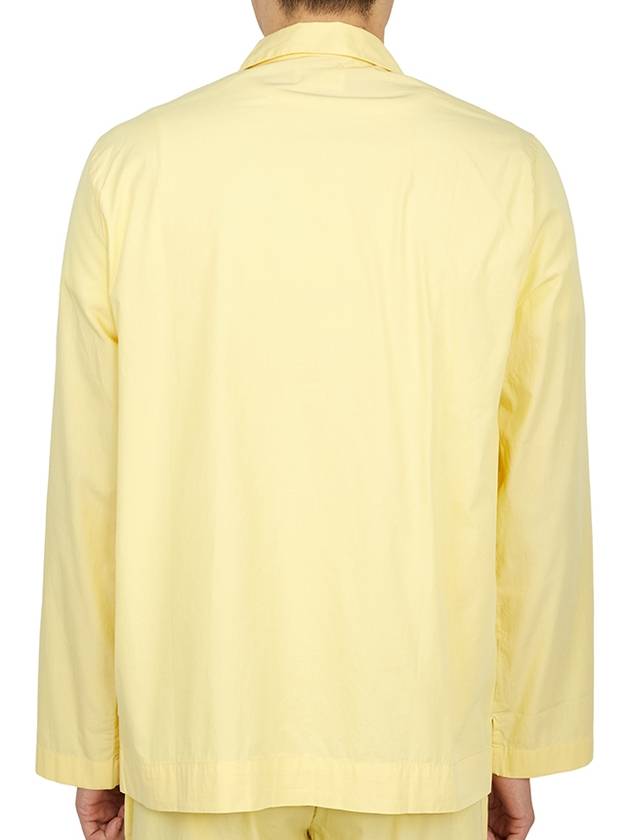 Poplin Pajamas Long Sleeve Shirt Lemonade - TEKLA - BALAAN 5