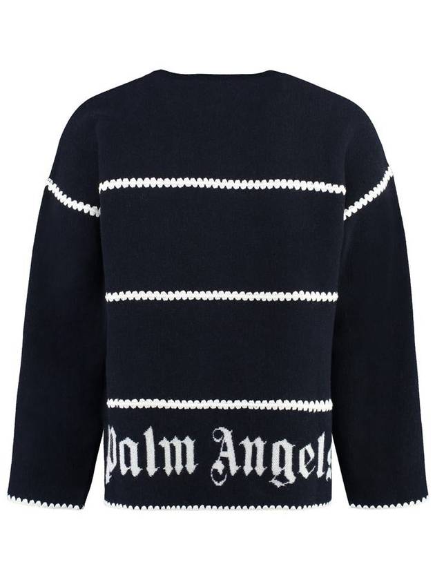 Hooded Sweatshirt PMHE048E23KNI001 4603 - PALM ANGELS - BALAAN 3