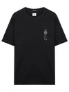 Graphic Logo Short Sleeve T-Shirt Black - CP COMPANY - BALAAN 1