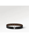 LV Initial Reversible Monogram Belt M9821V Monogram Black/Silver Plate/85 - LOUIS VUITTON - BALAAN 7