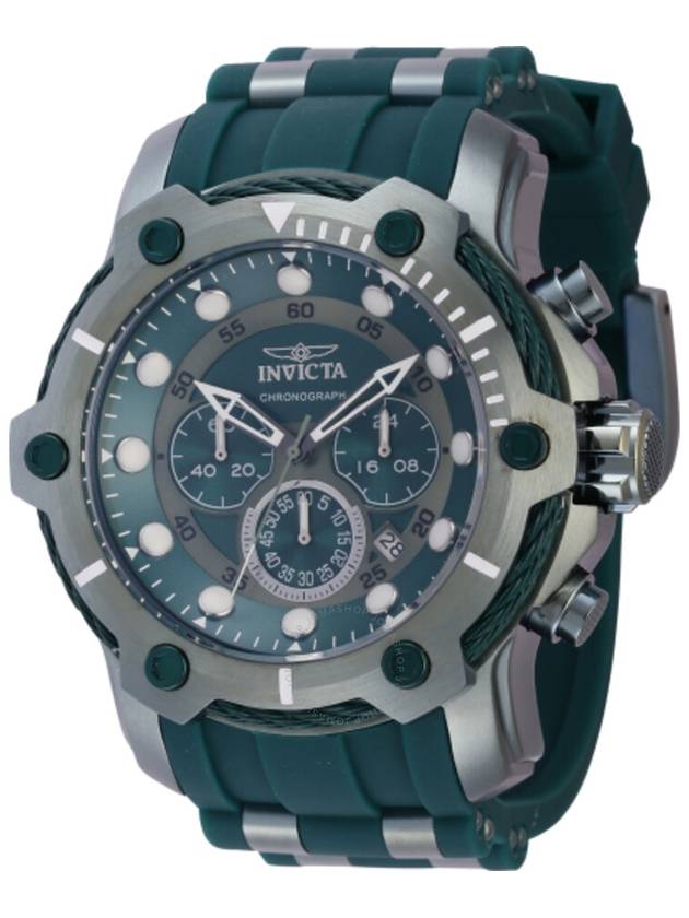 Invicta Bolt Chronograph Quartz Green Dial Men's Watch 40828 - INVICTA - BALAAN 1