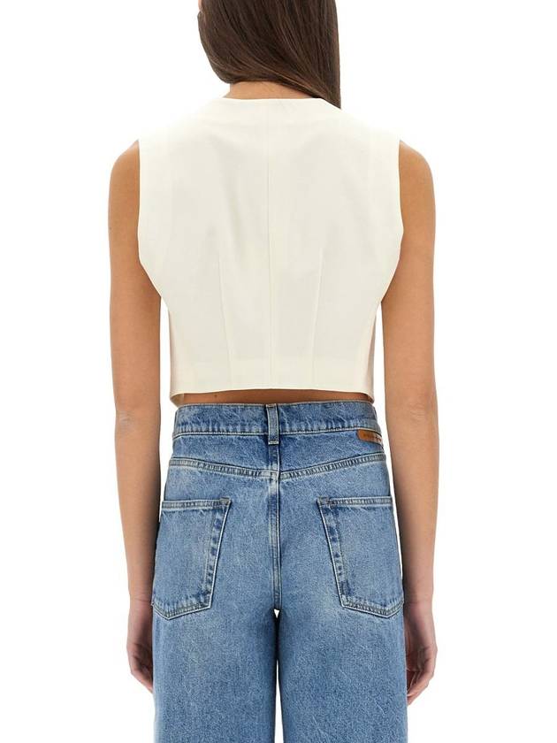 Stella McCartney Wool Tailoring Short Vest - STELLA MCCARTNEY - BALAAN 3