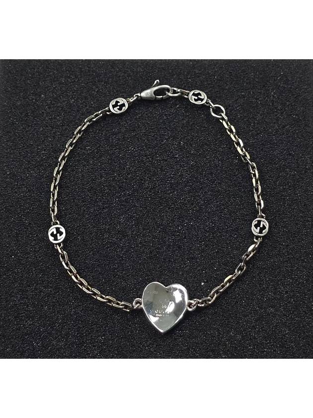 G interlocking heart blasley bracelet - GUCCI - BALAAN 3