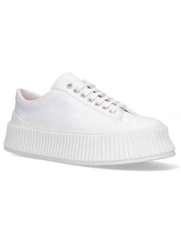 Women s Olona Platform Sneakers White J15WS0002 P4868 - JIL SANDER - BALAAN 1