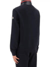 8G00037 89A5W 778 Men's Navy Blue Hooded Zip-Up - MONCLER - BALAAN 4