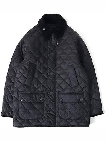 Bedale Quilted Jacket Black - BARBOUR - BALAAN 1