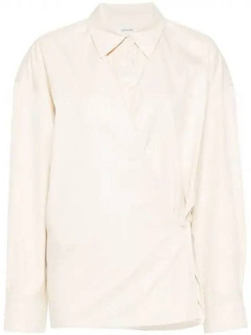 twisted cotton shirt - LEMAIRE - BALAAN 1