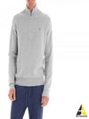 Pony Half Zip Cotton Sweatshirt Grey - POLO RALPH LAUREN - BALAAN 2