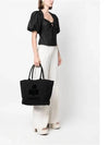 Small Yenky Logo Tote Bag Black - ISABEL MARANT - BALAAN 3